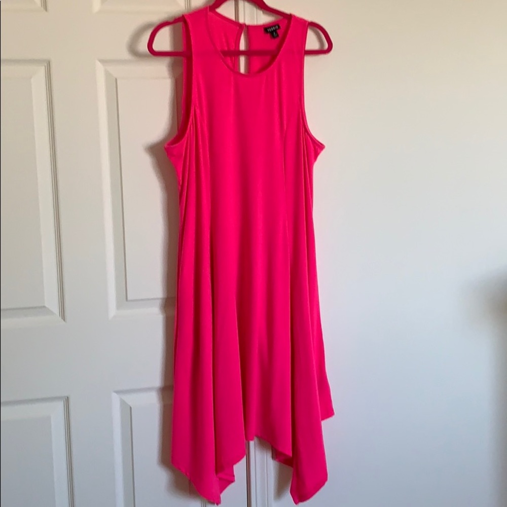 NWOT Torrid hot pink T-shirt tank dress